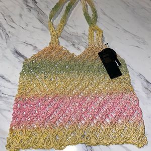 Forever 21 Multicolor Yarn Bag NWT💖
